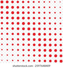 Dotted gradient halftone background. Horizontal seamless dots pattern in pop art style. Abstract modern stylish texture. Vector illustration. EPS 10.