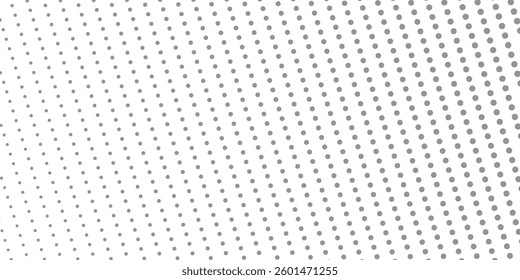 Dotted gradient halftone background. Horizontal seamless dots pattern in pop art style.vector