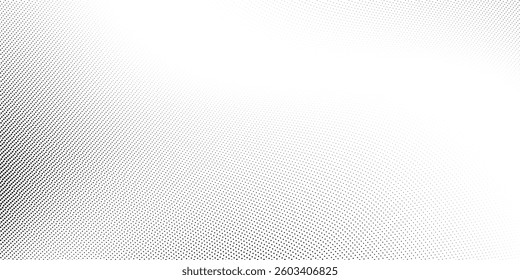 Dotted gradient halftone background. Horizontal seamless dotted pattern in pop art style. Abstract modern stylish texture.