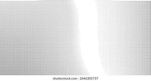 Dotted gradient halftone background. Horizontal seamless dots pattern in pop art style. Abstract modern stylish texture. Vector illustration.