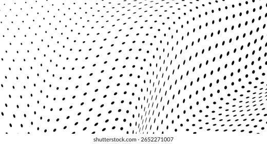Dotted gradient halftone background. Horizontal seamless dots pattern in pop art style. Abstract modern stylish texture. eps 10