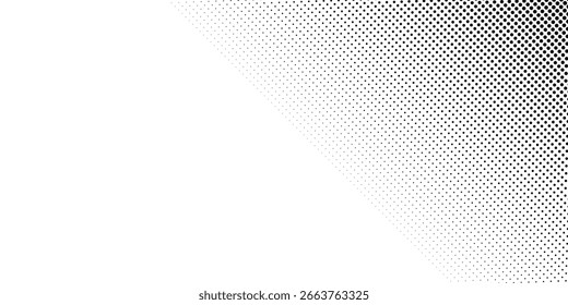 Plano de fundo de meio-tom de gradiente pontilhado. Padrão de pontos horizontais sem costura no estilo pop art. Abstrato moderno elegante textura artes modernas