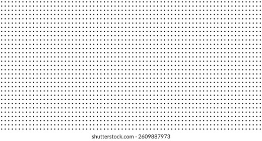 Dotted gradient vector illustration, white and black halftone background, horizontal seamless dotted lines, monochrome dots texture backdrop, retro effect. modern