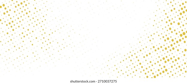 Ilustração de vetor de gradiente pontilhado, plano de fundo de meio-tom amarelo. Eps 10
