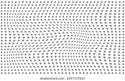 Dotted gradient vector pattern illustration, white and black halftone polka background graphic, horizontal seamless circle dotted lines, monochrome dots texture backdrop, retro popart effect half tone