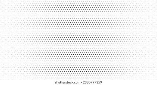 Dotted graph paper with grid. Polka dot pattern, geometric seamless texture for calligraphy drawing or writing. Blank sheet of note paper, school notebook. Vector illustration