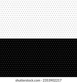 gepunktetes Graphpapier mit Raster. Polka-Punktmuster, geometrische nahtlose Textur für Kalligrafie-Zeichnung oder Schrift. Leeres Notenpapier, Schulheft. Vektorgrafik