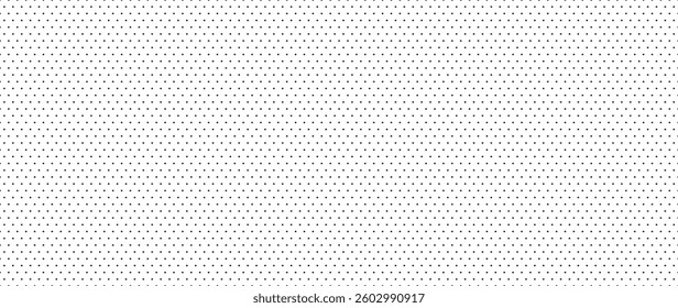 Dotted graph paper with grid. Polka dot pattern, geometric seamless texture for calligraphy drawing or writing. Blank sheet of note paper, school notebook. Vector illustration