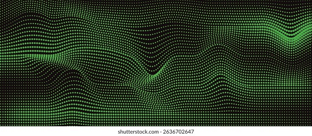 Dotted grid line notebook grid paper seamless pattern for bullet journal green stripes. vectors