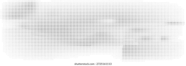 Línea de cuadrícula punteada cuadrícula de papel patrón transparente para el diario de bala rayas negras. Vector