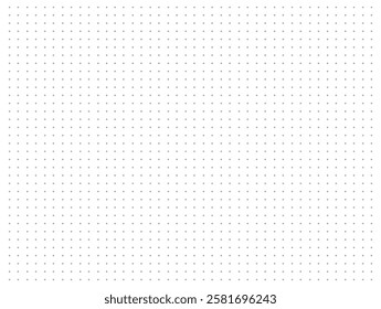 Dotted grid notebook grid paper pattern for bullet journal. Printable graphic design sheet.