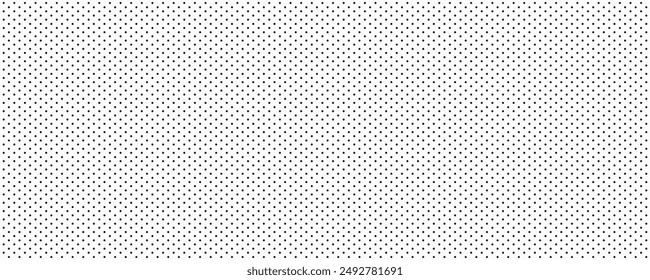 Dotted grid seamless pattern for bullet journal. Black point texture. Black dot grid for notebook paper. Vector illustration on white background.