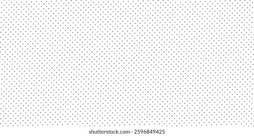 Dotted grid seamless pattern for bullet journal. Black point texture. Black dot grid for notebook paper. Vector illustration on  modern