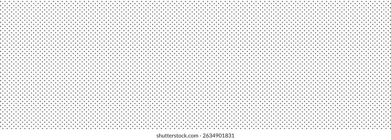 Dotted grid seamless pattern for bullet journal. Black point texture. Black dot grid for notebook paper. Vector illustration on white background.
