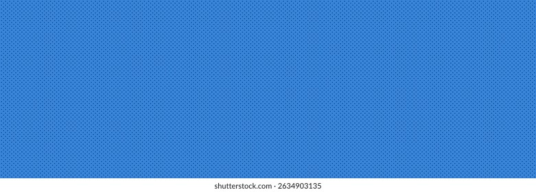 Dotted grid seamless pattern for bullet journal. Blue point texture. Blue dot grid for notebook paper. Vector illustration on blue background.