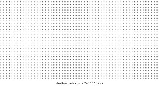 Dotted grid seamless pattern for bullet journal. Black point texture. Black dot grid for notebook paper. Vector modern