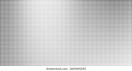 Dotted grid seamless pattern for bullet journal. Black point texture. Black dot grid for notebook paper. Vector modern