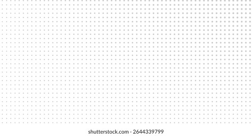 Dotted grid seamless pattern for bullet journal. Black point texture. Black dot grid for notebook paper. Vector illustration on white background.