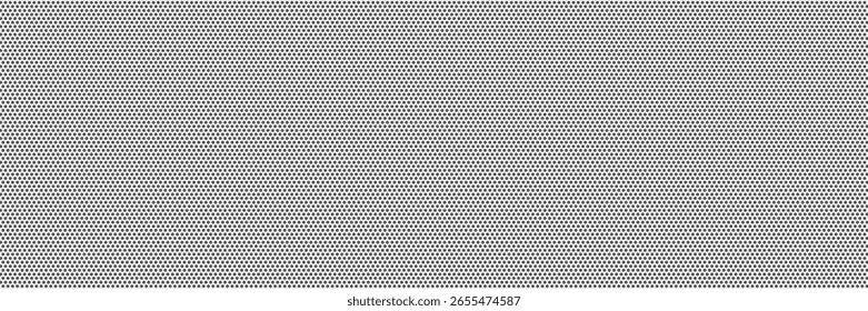 Padrão uniforme de grade pontilhada para diário de marcadores. Textura de ponto preto. Grade de pontos pretos para papel notebook. Ilustração vetorial sobre fundo branco