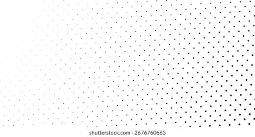 Padrão uniforme de grade pontilhada para diário de marcadores. Textura de ponto preto. Conceito de grade de pontos preta moderna