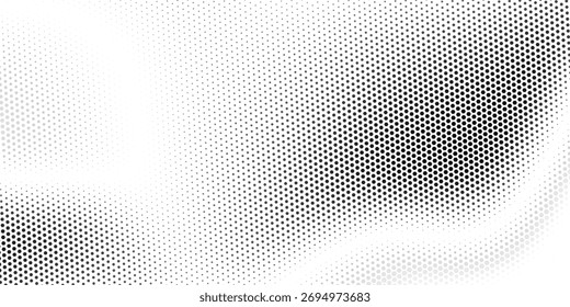 Dotted grid seamless pattern for bullet journal. Black point texture. Black dot grid for notebook paper. Vector illustration on white background.