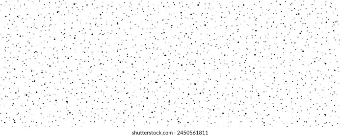 Gepunktete, körnige Papiertextur. Körnung, Punkte Textur Vektorgrafik Hintergrund