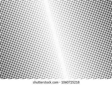 Dotted Halftone Background. Abstract Modern Backdrop. Fade Texture. Black and White Overlay. Vector illustration