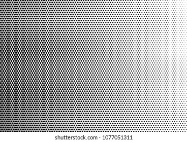 Dotted Halftone Background. Abstract Points Backdrop. Fade Grunge Texture. Pop-art Overlay. Vector illustration