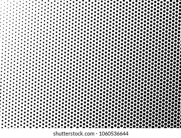 Dotted Halftone Background. Abstract Texture. Points Pattern. Distressed Overlay. Vector illustration