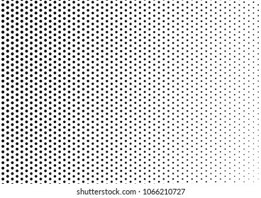 Dotted Halftone Background. Distressed Overlay. Gradient Pattern. Grunge Fade Texture. Vector illustration