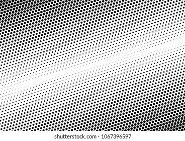 Dotted Halftone Background. Distressed Overlay. Grunge Gradient Texture. Abstract Backdrop. Vector illustration