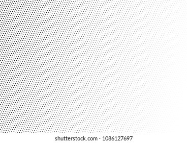 Dotted Halftone Background. Distressed Points Overlay. Grunge Texture. Pop-art Black and White Pattern. Vector illustration