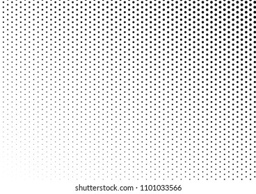 Dotted Halftone Background. Distressed Points Overlay. Dots Modern Pattern. Gradient Backdrop. Vector illustration