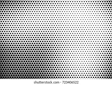 Dotted Half-tone Background. Distressed Points Pattern. Modern Pop-art Overlay. Vector illustration
