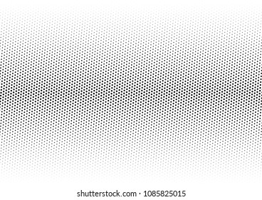 Dotted Halftone Background. Distressed Texture. Modern Abstract Backdrop. Points Fade Overlay. Vector illustration