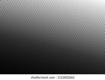 Dotted Halftone Background. Distressed Texture. Grunge Backdrop. Fade Pattern. Vector illustration