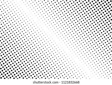 Dotted Halftone Background. Distressed Texture. Gradient Backdrop. Pop-art Overlay. Vector illustration