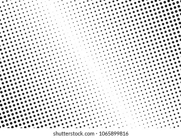Dotted Halftone Background. Dots Abstract Pattern. Grunge Points Overlay. Gradient Texture. Vector illustration
