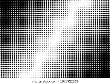 Dotted Halftone Background. Fade Distressed Overlay. Abstract Vintage Backdrop. Dots Grunge Texture. Vector illustration