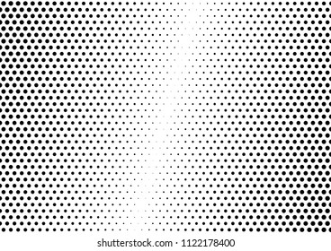 Dotted Halftone Background. Gradient Modern Texture. Pop-art Abstract Backdrop. Fade Overlay. Vector illustration