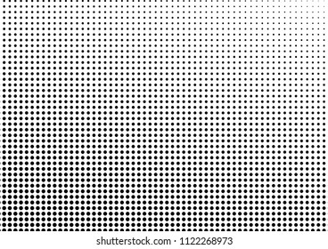 Dotted Halftone Background. Gradient Overlay. Dots Pattern. Distressed Texture. Vector illustration