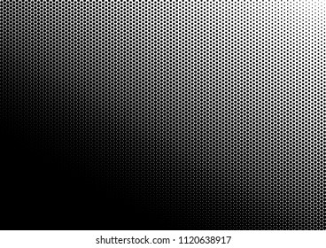 Dotted Halftone Background. Grunge Abstract Texture. Black and White Pattern. Pop-art Overlay. Vector illustration