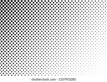 Dotted Halftone Background. Grunge Dots Overlay. Abstract Pattern. Gradient Pop-art Texture. Vector illustration