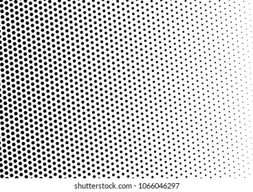Dotted Halftone Background. Grunge Gradient Backdrop. Modern Abstract Overlay. Vintage Dots Texture. Vector illustration