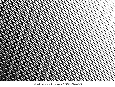 Dotted Halftone Background. Grunge Points Backdrop. Vintage Pattern. Gradient Overlay. Vector illustration