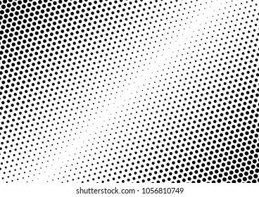 Dotted Halftone Background. Grunge Texture. Gradient Backdrop. Abstract Pop-art Overlay. Vector illustration