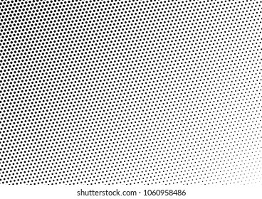 Dotted Halftone Background. Grunge Texture. Distressed Vintage Overlay. Modern Pattern. Vector illustration
