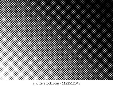 Dotted Halftone Background. Grunge Texture. Vintage Modern Overlay. Distressed Backdrop. Vector illustration