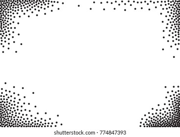 Dotted halftone background. Grunge vector pattern for business design. Gradient texture in pop art style. Universal stipple dot template