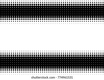 Dotted halftone background. Grunge vector pattern for business design. Gradient texture in pop art style. Universal stipple dot template